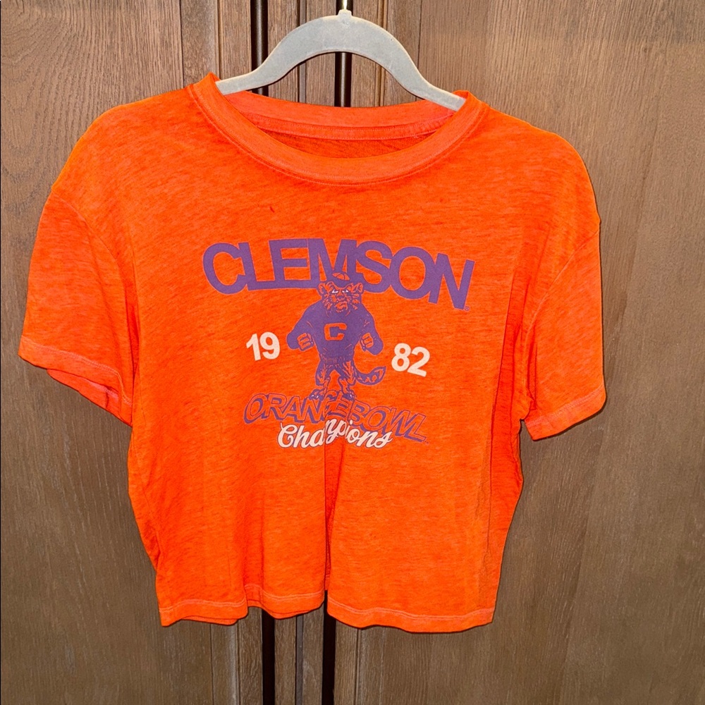 Clemson Graphic Orange Women's Tee